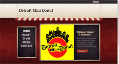 Desktop Screenshot of detroitminidonut.com
