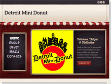 Tablet Screenshot of detroitminidonut.com